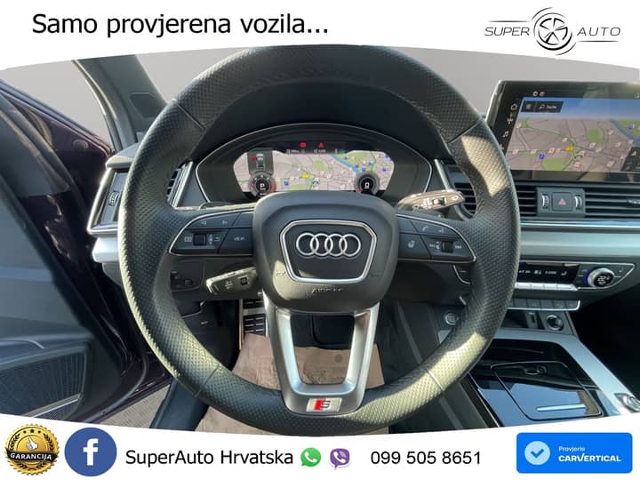 Audi Q5 40 TDI quattro Aut. S line 204 KS, PANO+ACC+KAM+GR SJED+KEY+VIRT+LANE