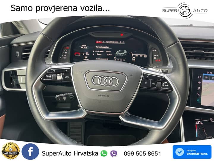 Audi A7 Sportback 50 TDI quattro Aut. 286 KS, ZRAČNI+ACC+360+GR SJED+MATRIX