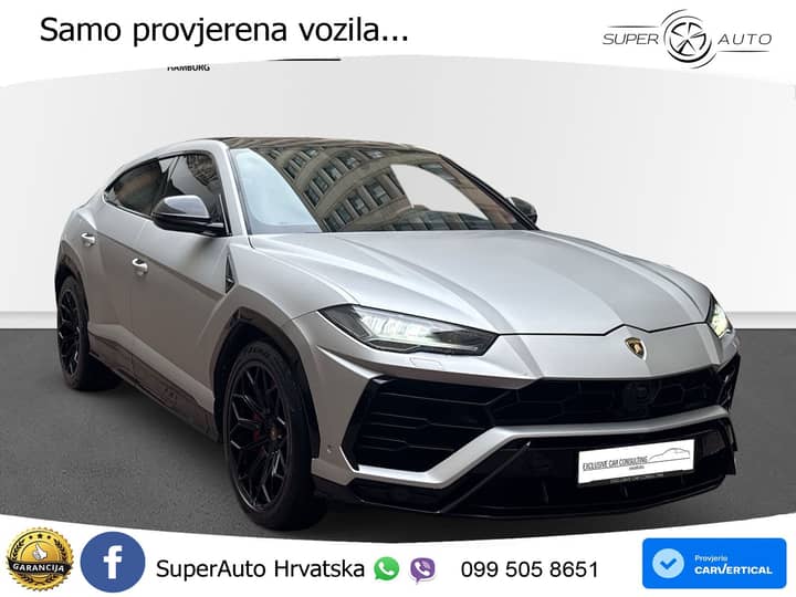 Lamborghini Urus 4.0 V8 4WD Aut. 650 KS, ZRAČNI+ACC+360+GR SJED+LED+VIRT