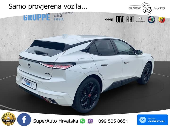 DS4 1.6 PureTech E-Tense Aut. Performance Line 225 KS, ACC+LED+KAM+GR SJED+HEAD