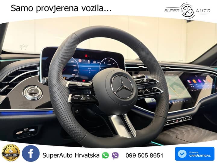 Mercedes E 450d 4M Aut. AMG 367 KS, PANO+ZRAČ+360+ACC+GR SJED+KEY+HEAD+LANE