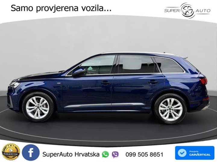 Audi Q7 50 TDI quattro tiptronic S line 286 KS, ZRAČ+ACC+KAM+GR SJED+KEY+LANE