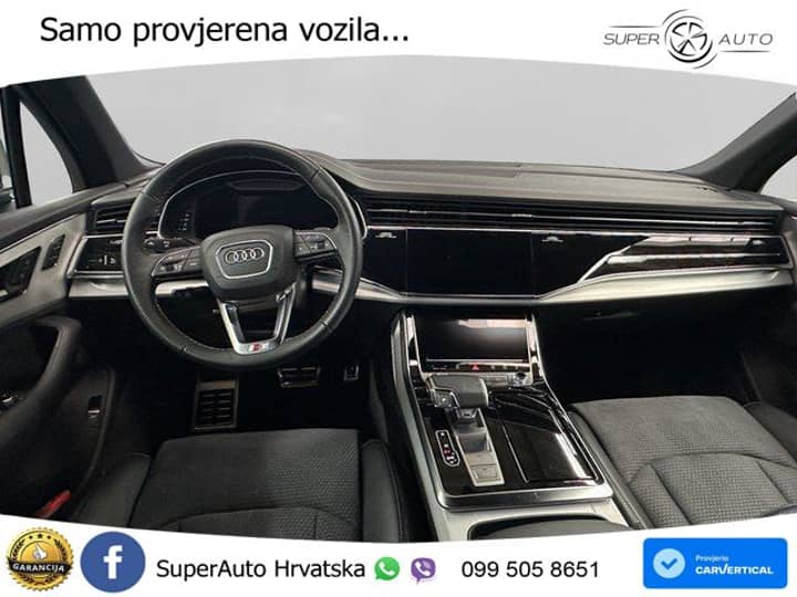 Audi Q7 50 TDI quattro tiptronic S line 286 KS, ZRAČ+ACC+KAM+GR SJED+KEY+LANE