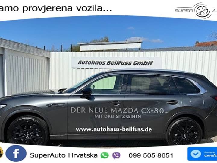 Mazda CX-80 3.3 e-Skyactiv AWD Aut. Homura 254 KS, PANO+360+ACC+GR SJED+KEY+LANE