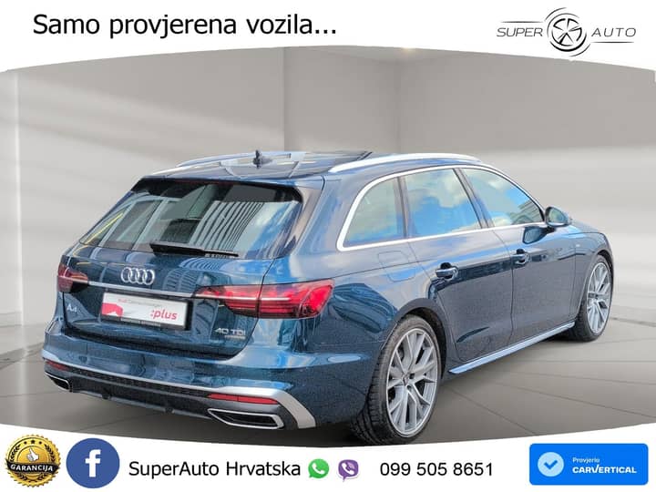 Audi A4 Avant 40 TDI quattro Aut. S line 204 KS, MATRIX+GR SJED+VIRT