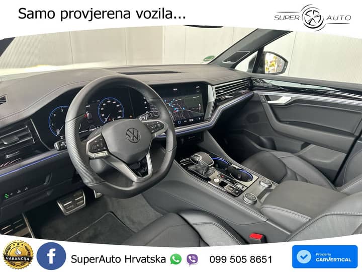 VW Touareg 3.0 TDI 4M Aut. R line 286 KS, PANO+ZRAČNI+360+GR SJED+ACC+VIRT+LANE