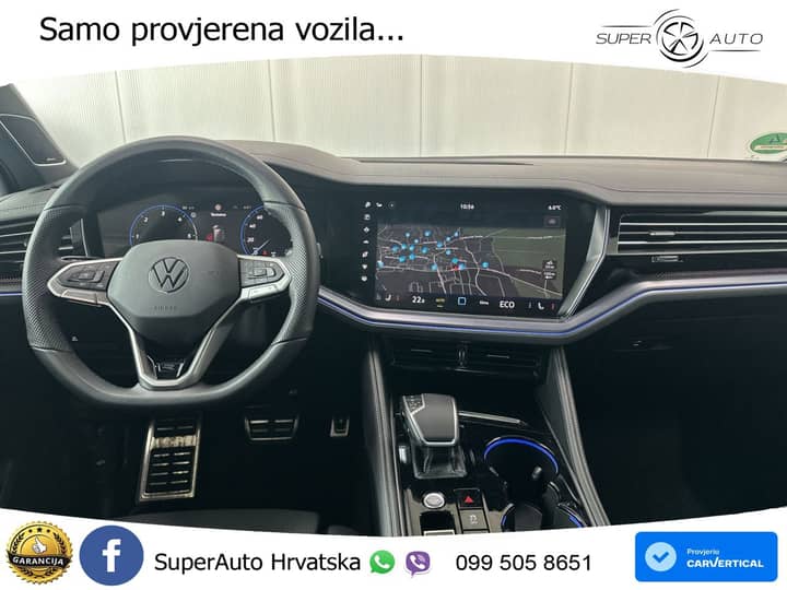 VW Touareg 3.0 TDI 4M Aut. R line 286 KS, PANO+ZRAČNI+360+GR SJED+ACC+VIRT+LANE