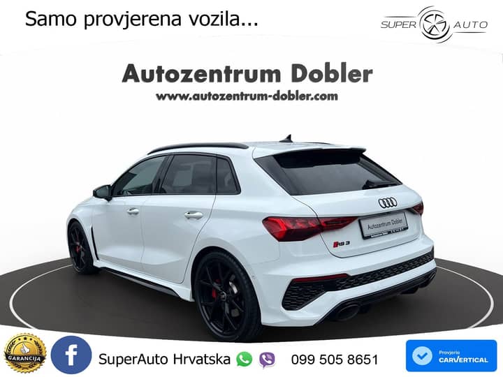 Audi RS3 SB 2.5 TFSI quattro S tronic 400 KS, ACC+KAM+GR SJED+VIRT+ASIST+MASAŽA
