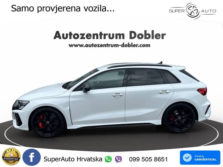 Audi RS3 SB 2.5 TFSI quattro S tronic 400 KS, ACC+KAM+GR SJED+VIRT+ASIST+MASAŽA