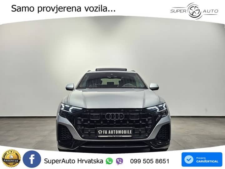 Audi Q8 50 TDI Aut. S line 286 KS, ZRAČNI+ACC+360+GR SJED+HEAD+PANO