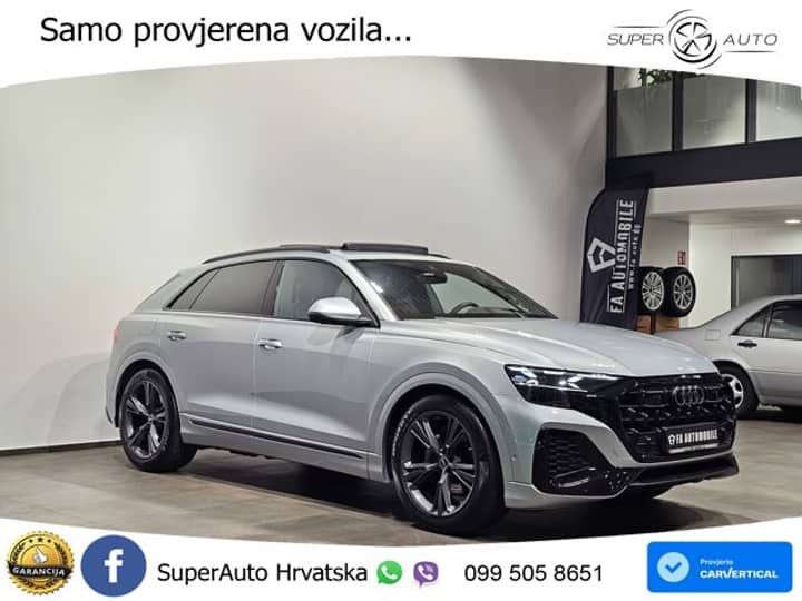 Audi Q8 50 TDI Aut. S line 286 KS, ZRAČNI+ACC+360+GR SJED+HEAD+PANO