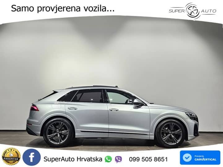 Audi Q8 50 TDI Aut. S line 286 KS, ZRAČNI+ACC+360+GR SJED+HEAD+PANO