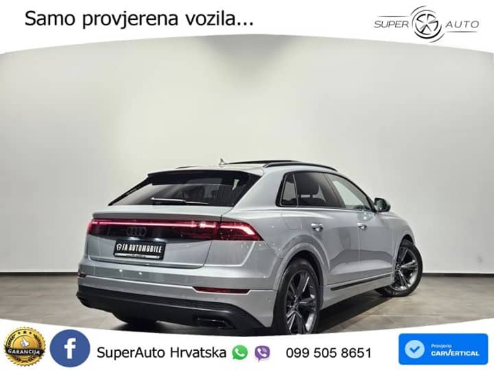 Audi Q8 50 TDI Aut. S line 286 KS, ZRAČNI+ACC+360+GR SJED+HEAD+PANO