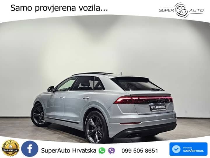 Audi Q8 50 TDI Aut. S line 286 KS, ZRAČNI+ACC+360+GR SJED+HEAD+PANO