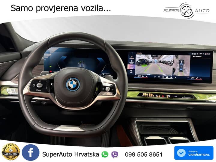 BMW 750e xDrive Steptronic 489 KS, MASAŽA+ACC+4xGR SJED+360+PDC
