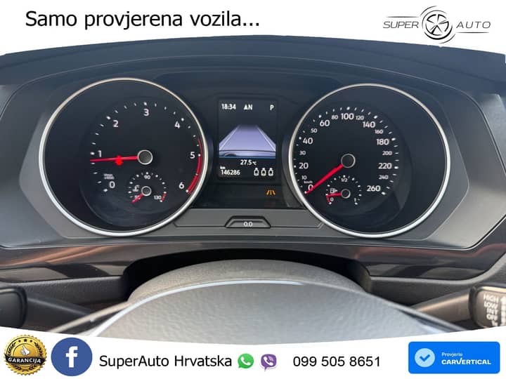 VW Tiguan 2.0 TDI 4M DSG Comfortline 150 KS, LED+ASIST+PDC+KAM+NAVI+KUKA