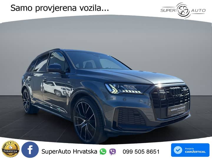 Audi Q7 50 TDI quattro tiptronic S line 286 KS, ZRAČ+ACC+KAM+GR SJED+ KEY+LANE
