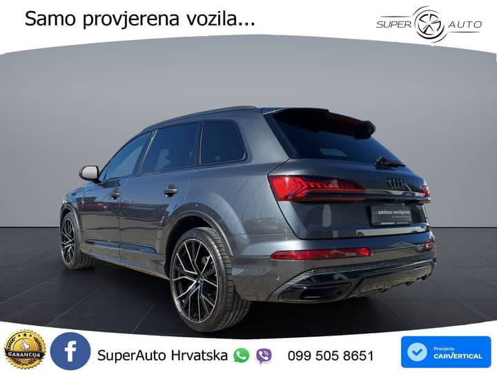 Audi Q7 50 TDI quattro tiptronic S line 286 KS, ZRAČ+ACC+KAM+GR SJED+ KEY+LANE