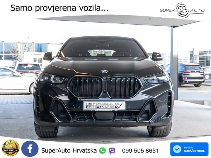 BMW X6 40d xDrive Steptronic M Sport 340 KS, LED+ACC+GR SJED+360+PANO
