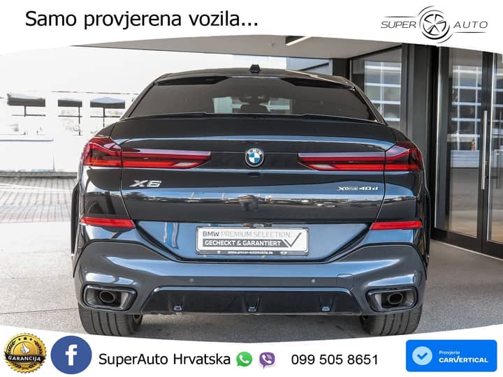 BMW X6 40d xDrive Steptronic M Sport 340 KS, LED+ACC+GR SJED+360+PANO