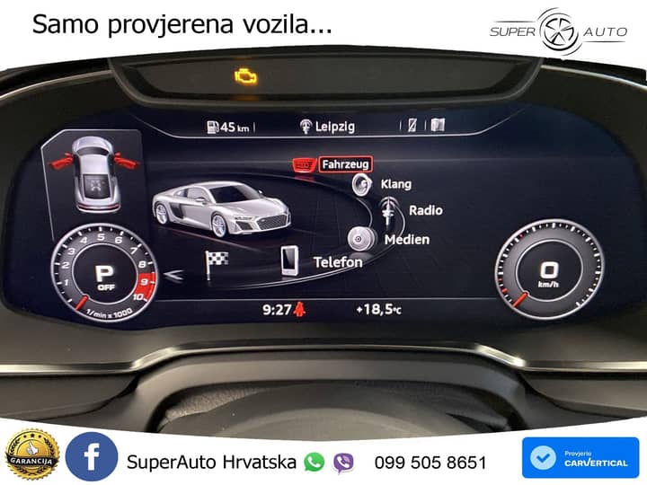 Audi R8 Coupe Performance 5.2 FSI V10 RWD 570 KS, LED+KAM+GR SJED+VIRT