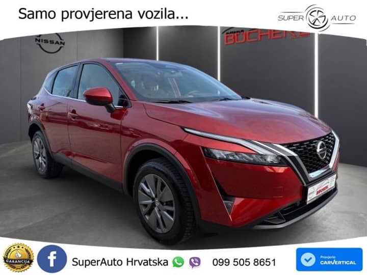Nissan Qashqai 1.3 DIG-T MHEV Visia 140 KS, ACC+VIRT+LED+LANE