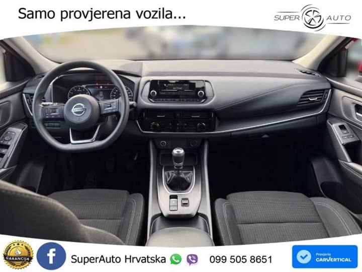 Nissan Qashqai 1.3 DIG-T MHEV Visia 140 KS, ACC+VIRT+LED+LANE