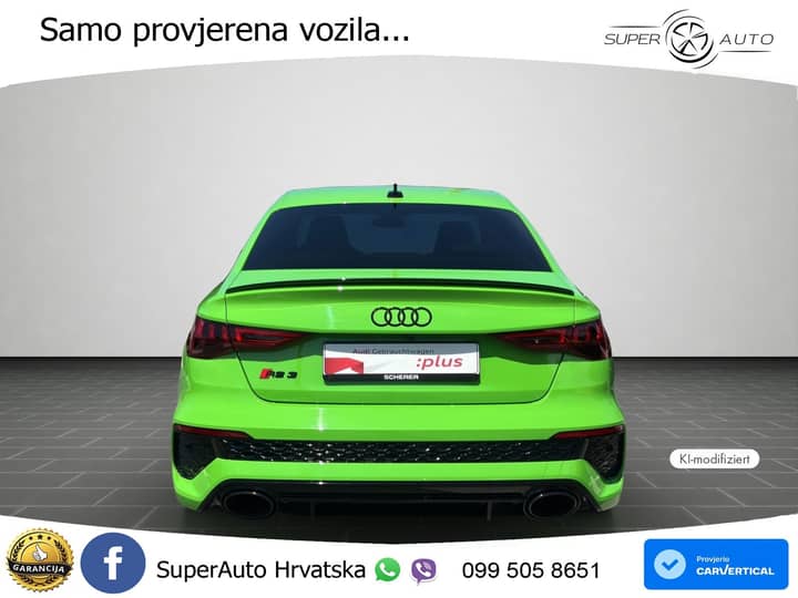 Audi RS3 2.5 TFSI quattro S tronic 400 KS, ACC+KAM+GR SJED+PANO+HEAD+ASIST