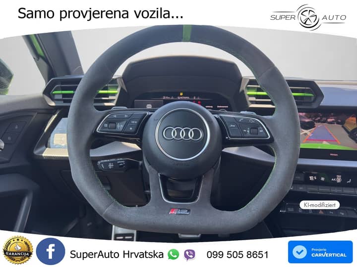 Audi RS3 2.5 TFSI quattro S tronic 400 KS, ACC+KAM+GR SJED+PANO+HEAD+ASIST