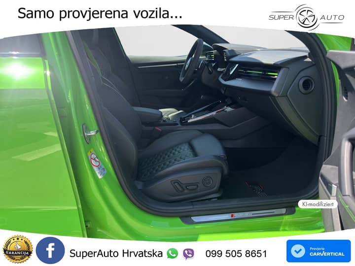 Audi RS3 2.5 TFSI quattro S tronic 400 KS, ACC+KAM+GR SJED+PANO+HEAD+ASIST