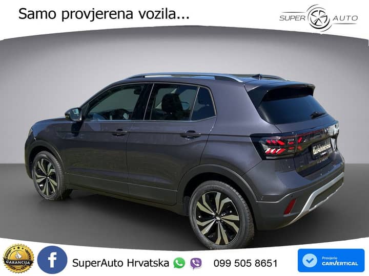 VW T-Cross 1.5 TSI DSG Style 150 KS, ACC+KAM+KEY+GR SJED+VIRT+LANE