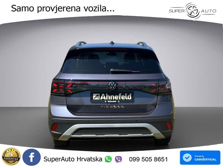 VW T-Cross 1.5 TSI DSG Style 150 KS, ACC+KAM+KEY+GR SJED+VIRT+LANE