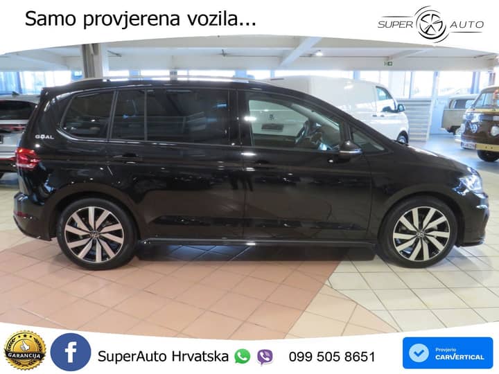 VW Touran 2.0TDI DSG Goal 150 KS,7-SJED+LED+ACC+VIRT+GR SJED+KAM+PARK