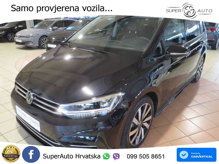 VW Touran 2.0TDI DSG Goal 150 KS,7-SJED+LED+ACC+VIRT+GR SJED+KAM+PARK