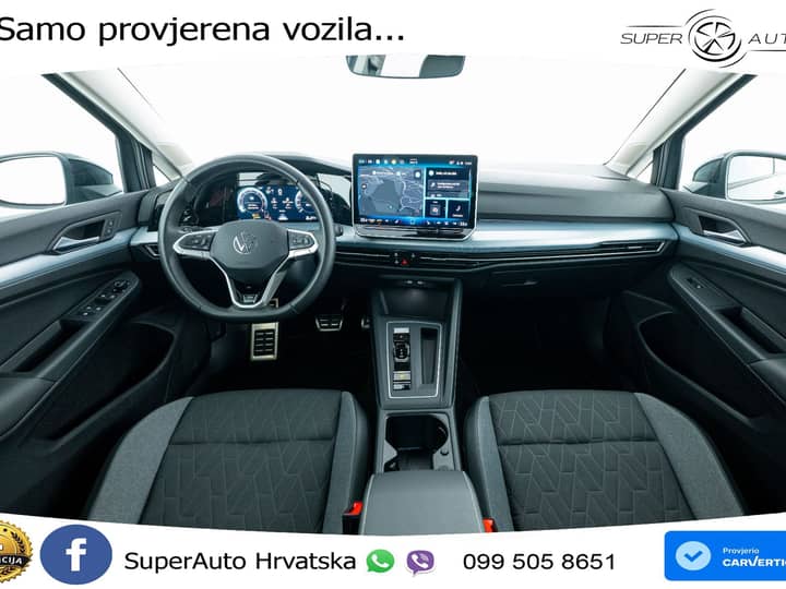 VW Golf 8 1.5 eTSI DSG Life 150 KS, LED+ACC+GR SJED+KAM+VIRT+PDC