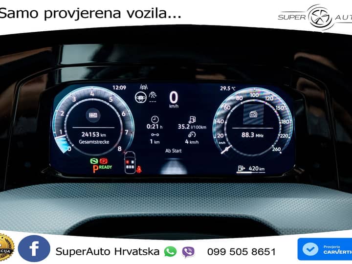 VW Golf 8 1.5 eTSI DSG Life 150 KS, LED+ACC+GR SJED+KAM+VIRT+PDC