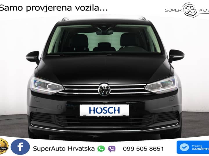 VW Touran 2.0 TDI DSG Comfortline 150 KS, 7-SJED+LED+ACC+GR SJED+PDC+VIRT