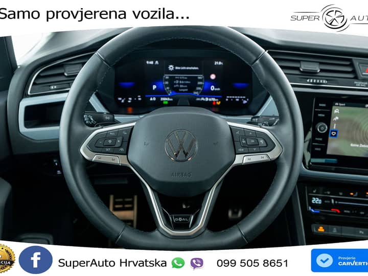 VW Touran 2.0 TDI DSG Comfortline 150 KS, 7-SJED+LED+ACC+GR SJED+PDC+VIRT