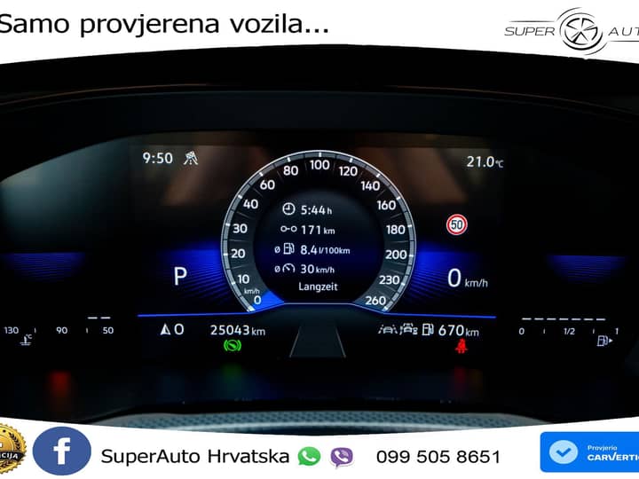 VW Touran 2.0 TDI DSG Comfortline 150 KS, 7-SJED+LED+ACC+GR SJED+PDC+VIRT