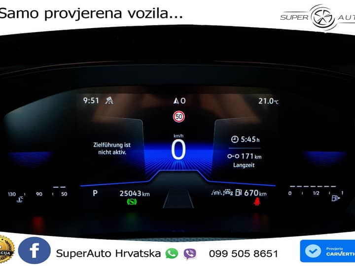 VW Touran 2.0 TDI DSG Comfortline 150 KS, 7-SJED+LED+ACC+GR SJED+PDC+VIRT