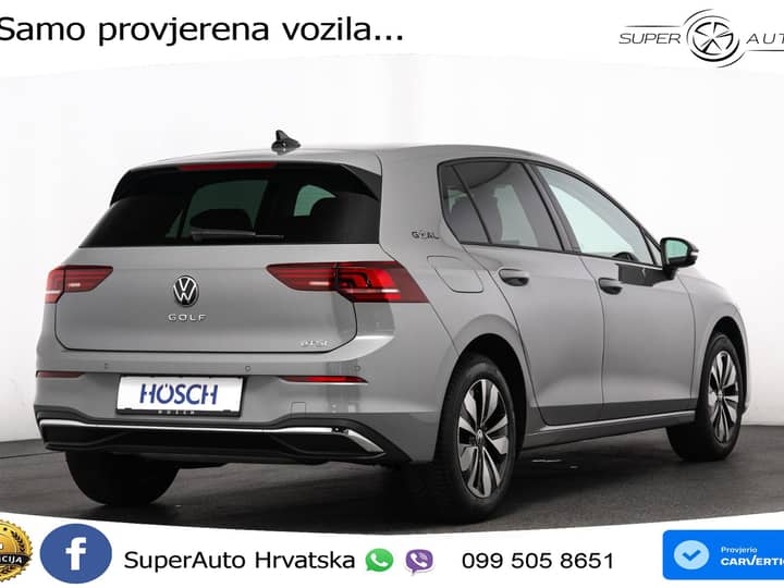 VW Golf 8 1.5 eTSI DSG Life 116 KS, LED+ACC+GR SJED+360+VIRT+PDC