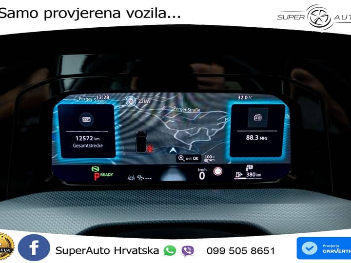 VW Golf 8 1.5 eTSI DSG Life 116 KS, LED+ACC+GR SJED+360+VIRT+PDC