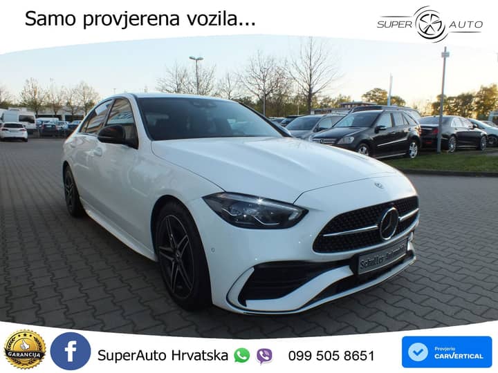 Mercedes C 220d Aut. AMG Line 200 KS, ACC+LED+KAM+GR SJED+VIRT+ASIST