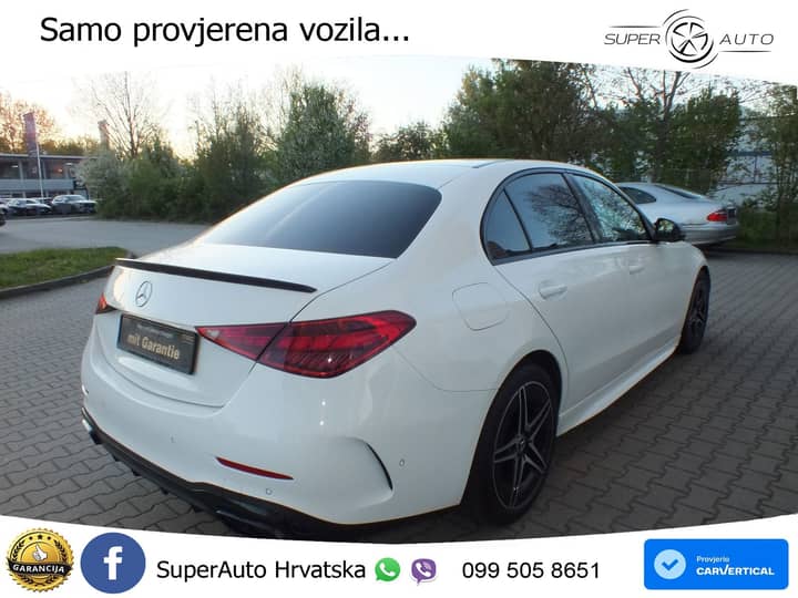 Mercedes C 220d Aut. AMG Line 200 KS, ACC+LED+KAM+GR SJED+VIRT+ASIST