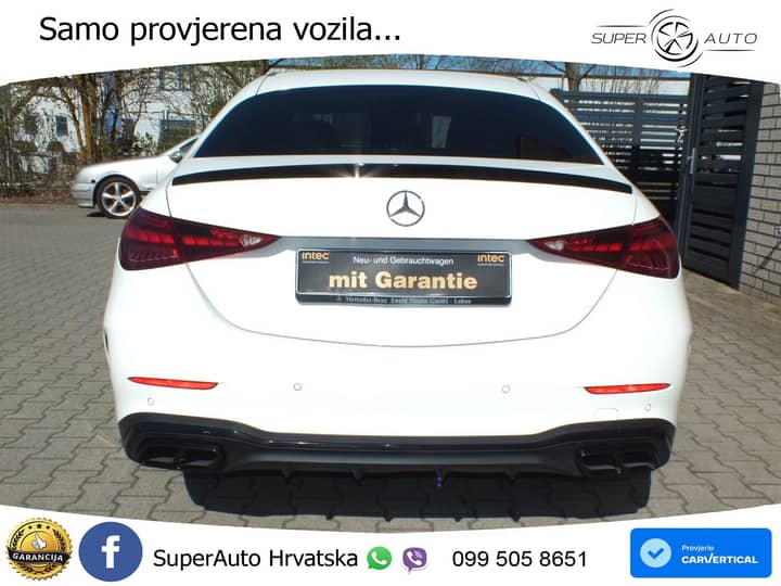 Mercedes C 220d Aut. AMG Line 200 KS, ACC+LED+KAM+GR SJED+VIRT+ASIST
