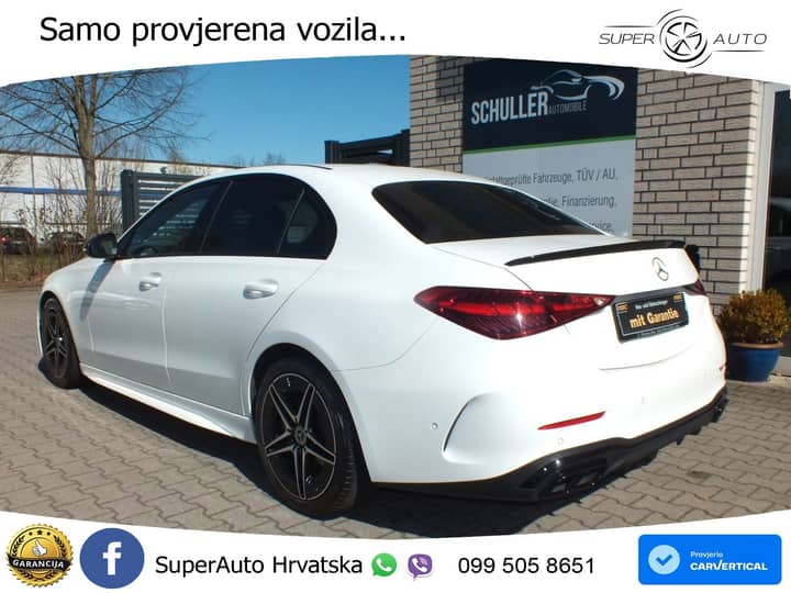Mercedes C 220d Aut. AMG Line 200 KS, ACC+LED+KAM+GR SJED+VIRT+ASIST