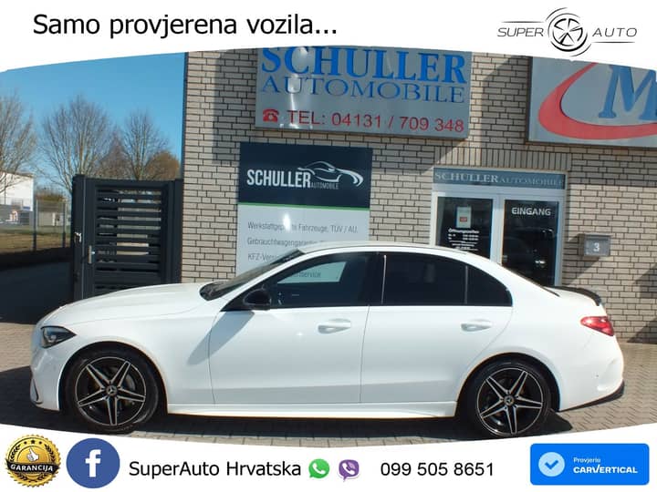 Mercedes C 220d Aut. AMG Line 200 KS, ACC+LED+KAM+GR SJED+VIRT+ASIST