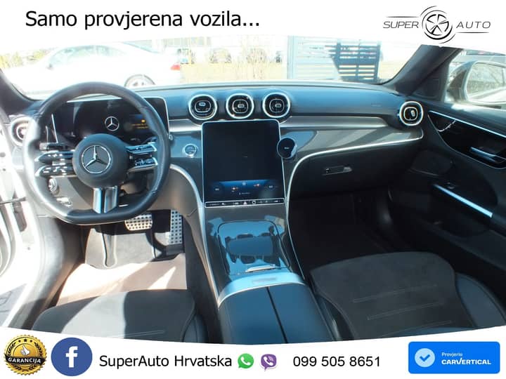 Mercedes C 220d Aut. AMG Line 200 KS, ACC+LED+KAM+GR SJED+VIRT+ASIST