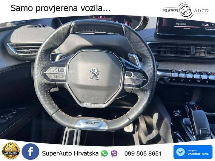 Peugeot 5008 2.0 BlueHDi Aut. GT 177 KS, 7-SJED+ACC+360+GR SJED+PANO+VIRT+ASIST