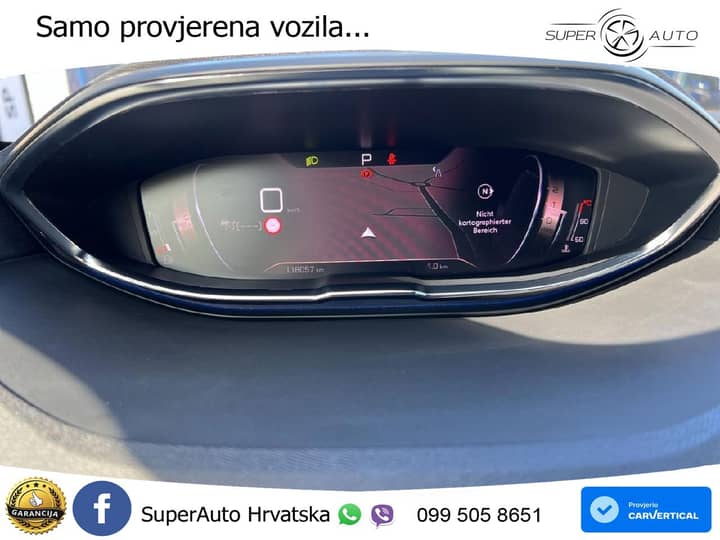 Peugeot 5008 2.0 BlueHDi Aut. GT 177 KS, 7-SJED+ACC+360+GR SJED+PANO+VIRT+ASIST